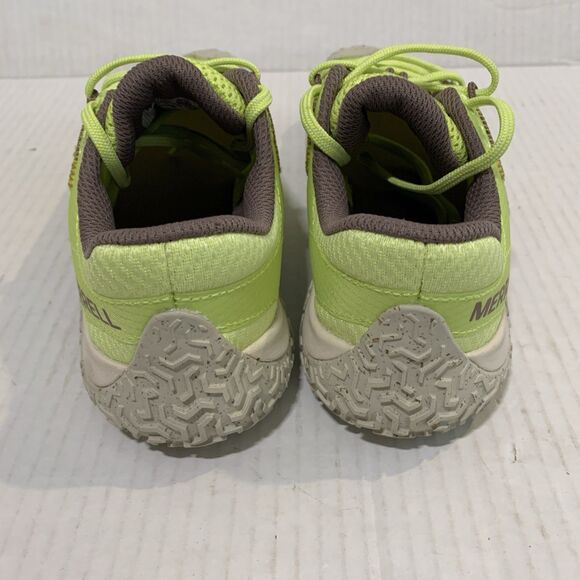 Merrell Womens 7.5 Trail Glove 7 Celery Neon Barefoot Hiker Running NEW - Picture 4 of 8